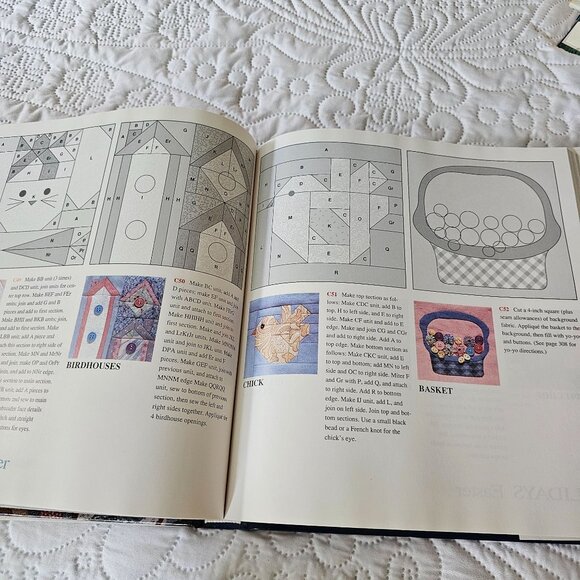 Better Homes & Gardens 501 Quilt Blocks Hardcover Book 1994 Edition - Picture 7 of 12